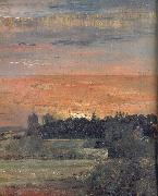 John Constable View towards the rectory oil painting on canvas